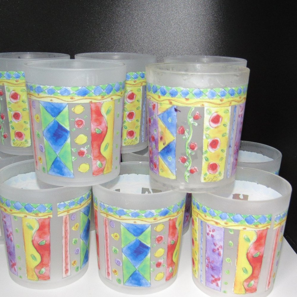 PRECIDIO MELAMINE 12 OZ. DRINKING GLASSES.  SET OF 18